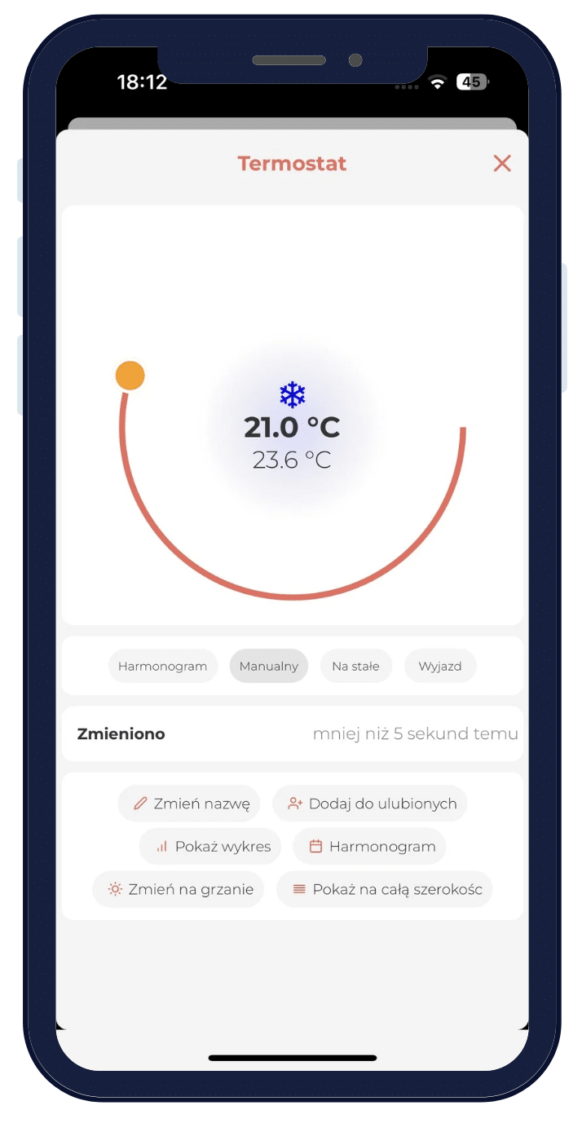 Wygodny layout ułatwiający sterowanie domem