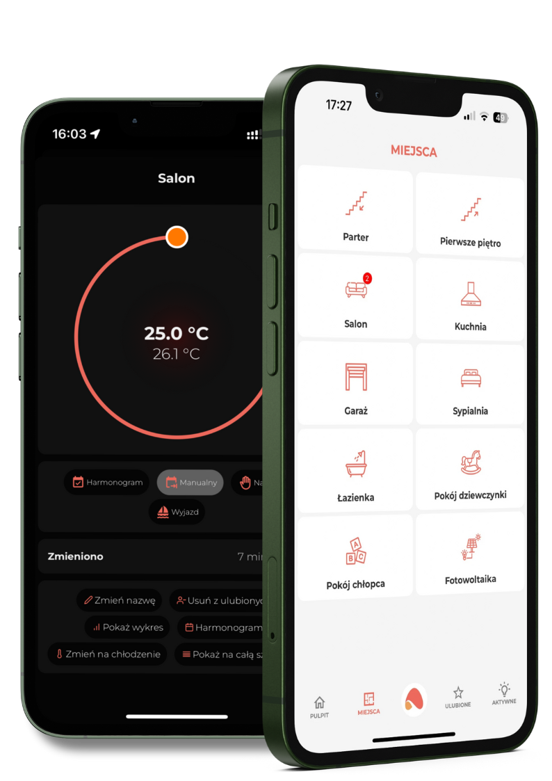 Nowoczesny design - widok kafelkowy oraz tryb Ampio Light